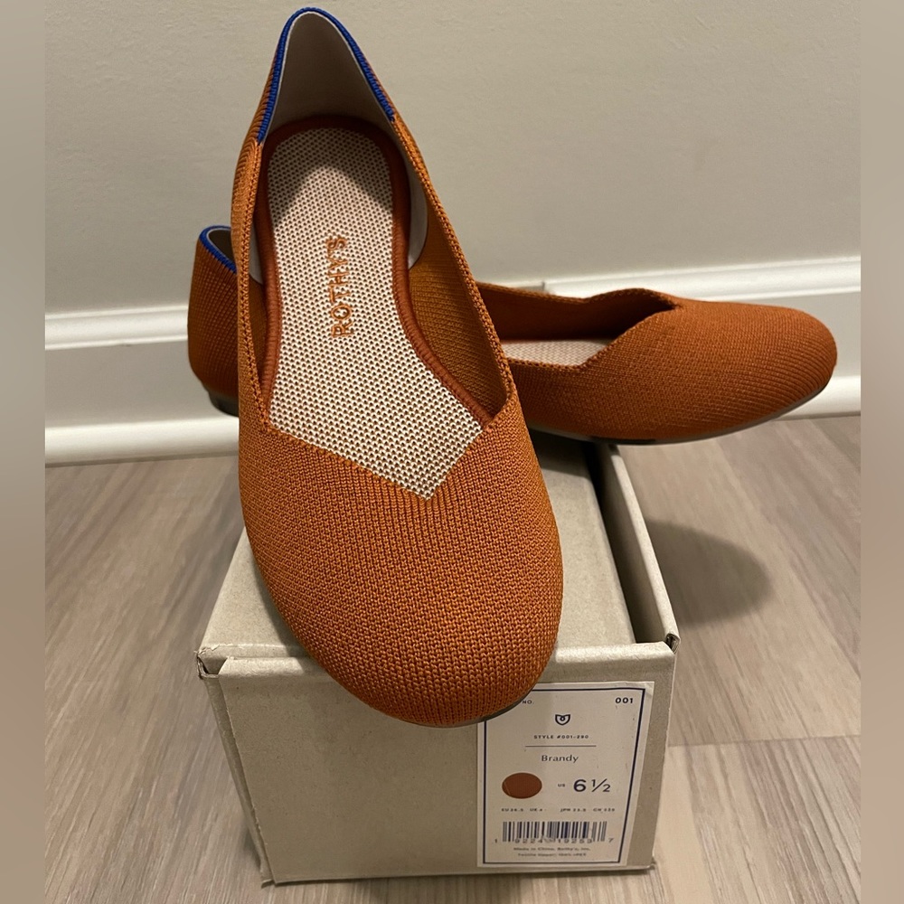 Rothy’s size 6.5 in brandy shade